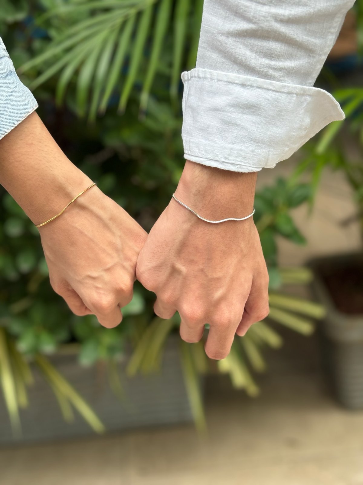 MINIMAL THIN COUPLE BRACELET